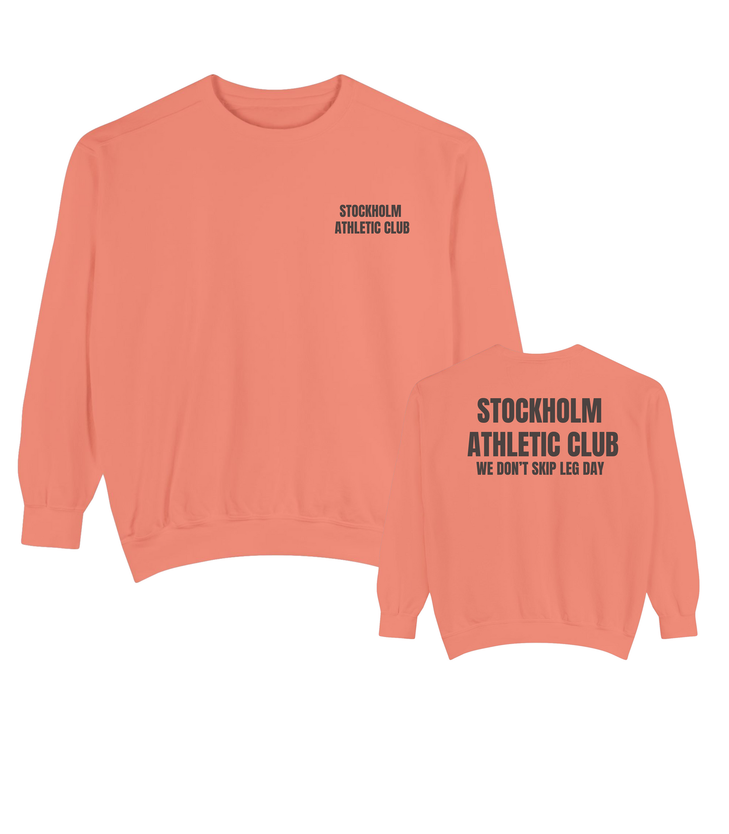 We Don't Skip Leg Day - Heavy Crewneck