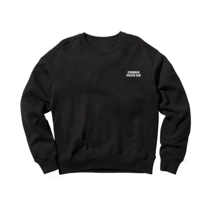 Stockholm Athletic Club Crewneck - Black