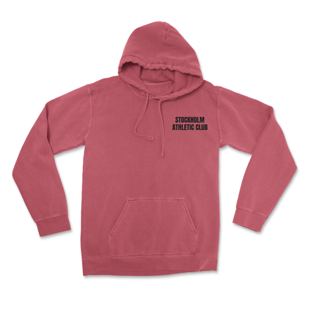 Stockholm Athletic Club Hoodie - Crimson