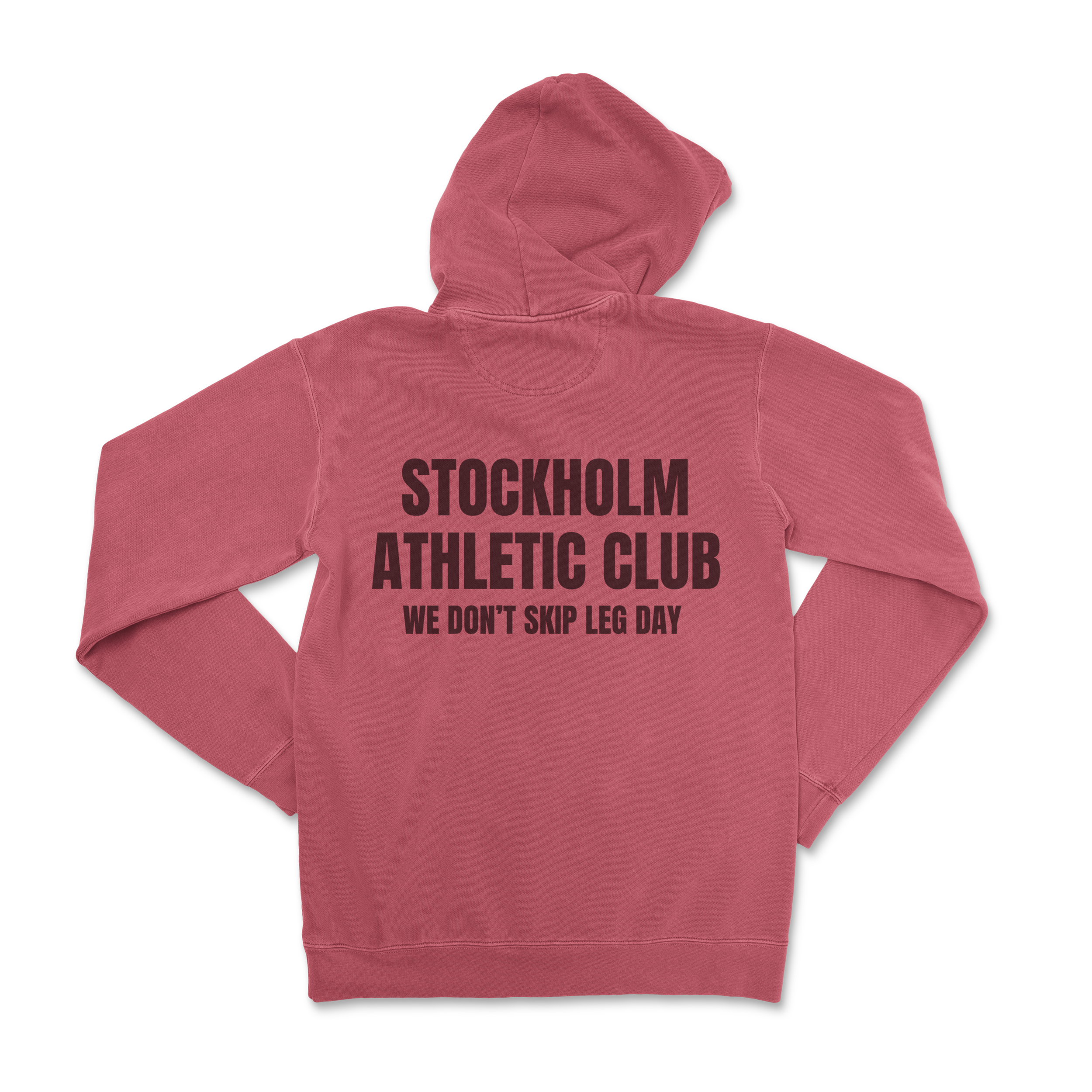 Stockholm Athletic Club Hoodie - Crimson