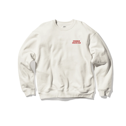 Stockholm Athletic Club Crewneck - White